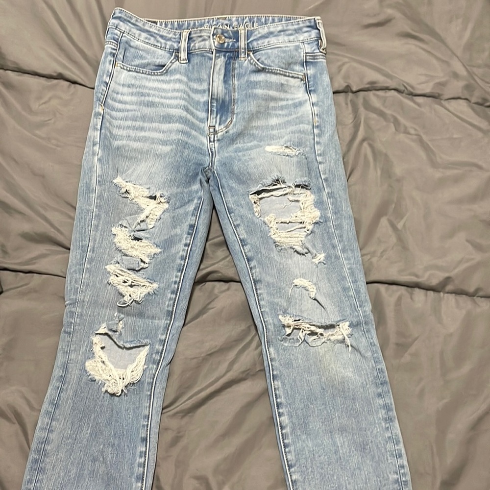 American Eagle highest rise jegging